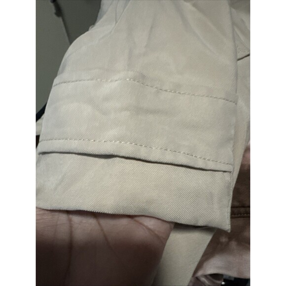 Banana Republic Soft Trench Coat SZ M oxford tan NWT - Picture 5 of 13